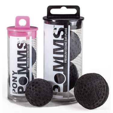 POMMS Equestrian Ear Plugs Black