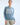 70° Breton Stripe Crew Neck Sweater Chambray + White
