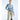 70° Breton Stripe Crew Neck Sweater Chambray + White