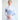 70° Long Sleeve Asymm Show Shirt Blue Quartz/White