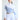 70° Long Sleeve Asymm Show Shirt Blue Quartz/White