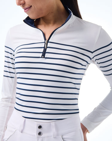 70° French Stripe Performance Sun Shirt
