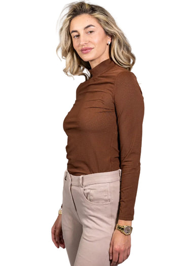 Equisite Alesia Mockneck Technical Shirt
