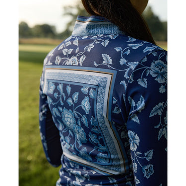 70° Ginger Jar Print No. 2 Sun Shirt Bright Navy