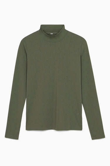 Hannah Childs Lifestyle Farrah Star Turtleneck Training Top