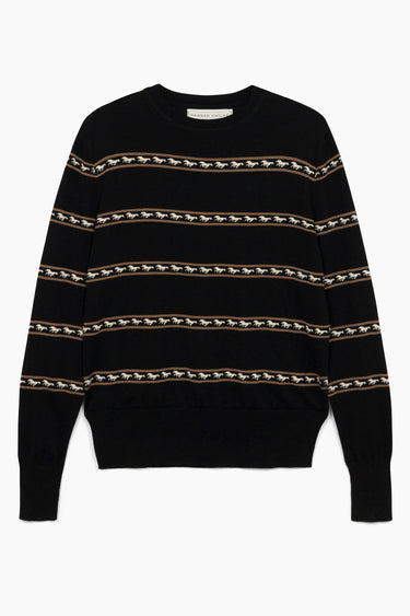 Hannah Childs Lifestyle Women's Adi Running Horses Crew Neck Sweater
