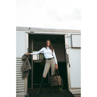 Women's Chloe Lightweight Beige Performance Riding Breeches