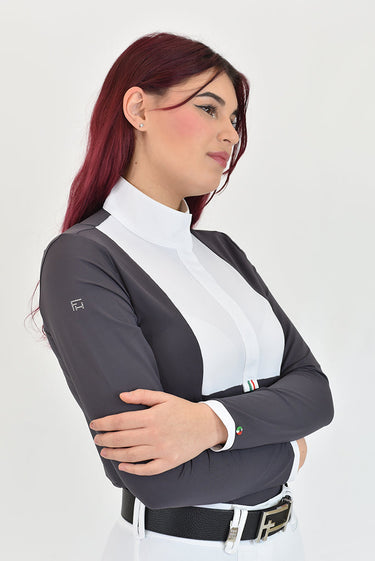 For Horses ALIYAH Women's Long-Sleeve Show Shirt Silky Move