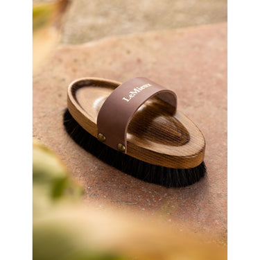 LeMieux Artisan Lambswool Body Brush Brown One Size