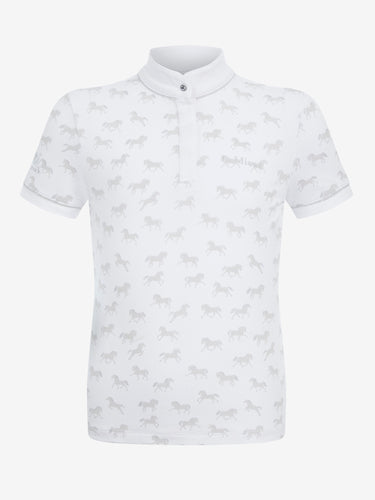 LeMieux Mini Bella Short Sleeve Junior Show Shirt Glitter Trim