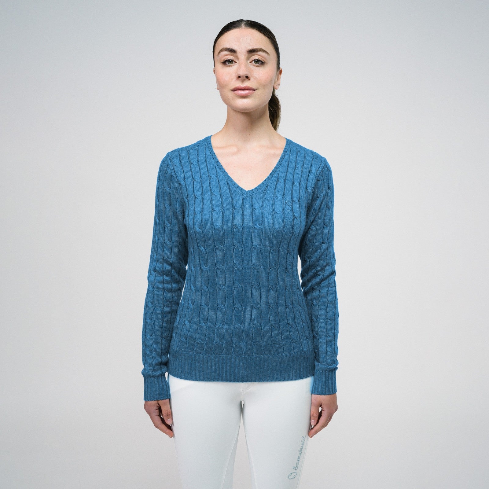 Samshield Lisa Twisted Sweater in Bright Blue