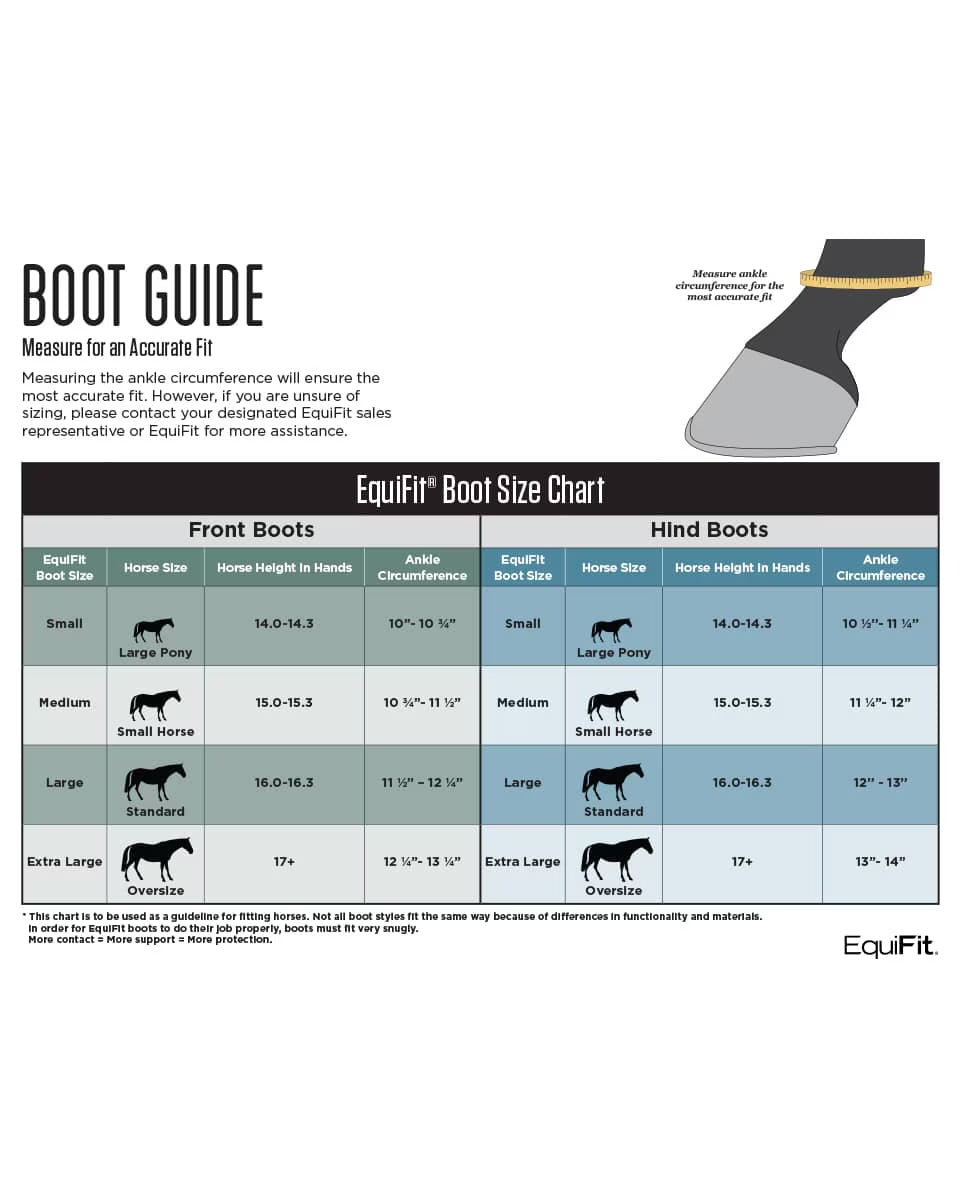 Equifit D-Teq Front Boots, Black
