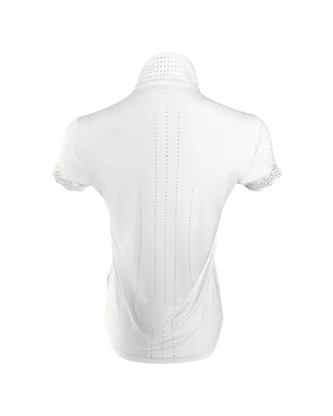 70 Degrees Lace Short Sleeve Show Shirt
