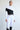 70° Long Sleeve Asymm Show Shirt Black/White