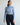70° French Stripe Performance Sun Shirt Cadet + White