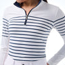 70° French Stripe Performance Sun Shirt