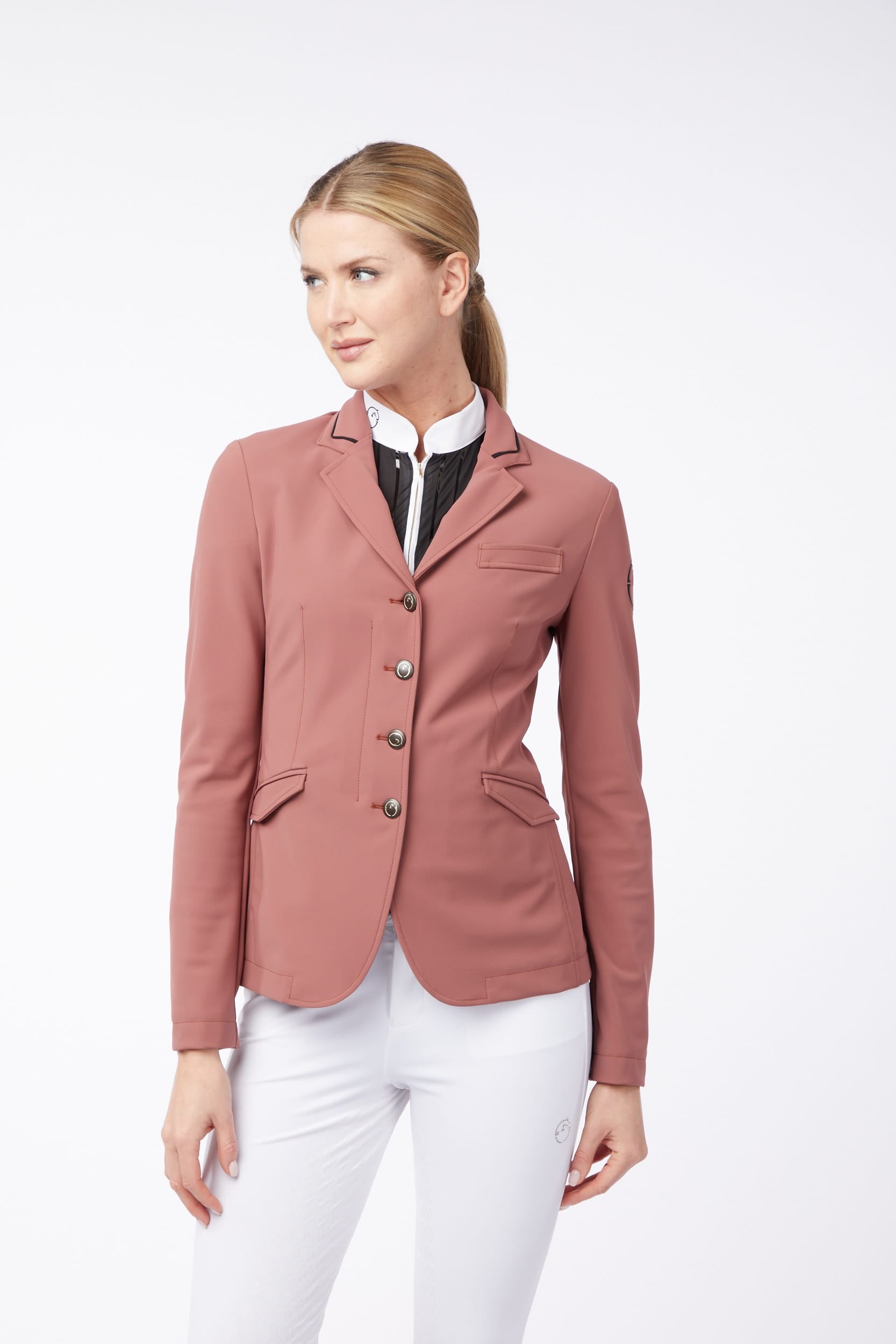Vestrum Canberra Competition Show Coat - Muave & Cloud Blue