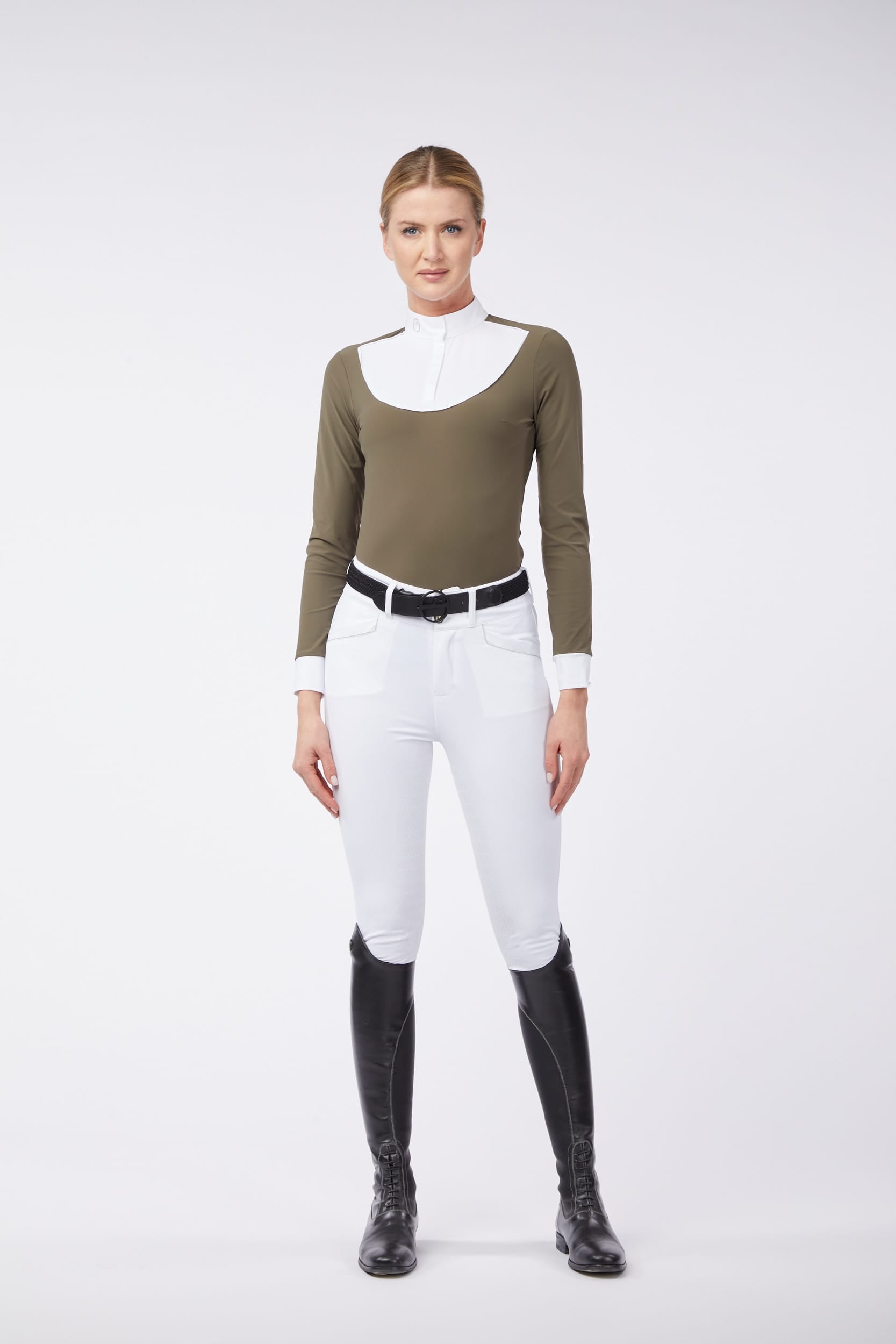 Vestrum Hirakata Women’s Long Sleeve Competition Shirt - Olive Green