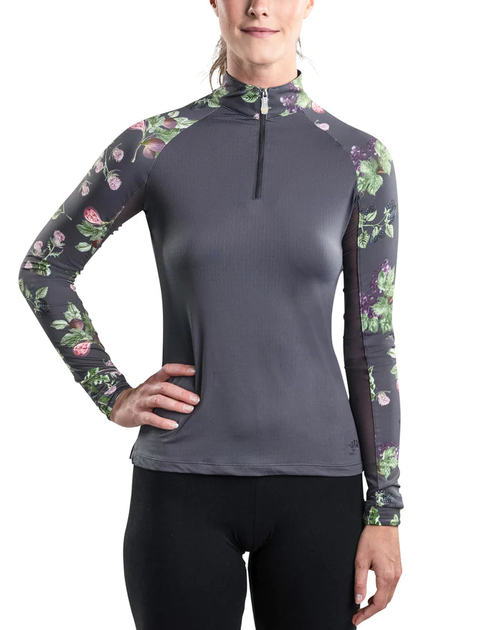 Kastel Sun Shirt -Asphalt figs