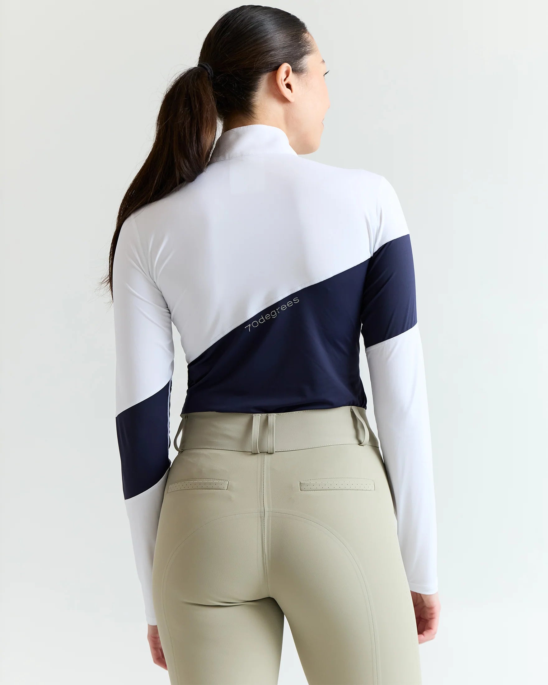 70 Degrees Women’s Asym Show Shirt Long Sleeve