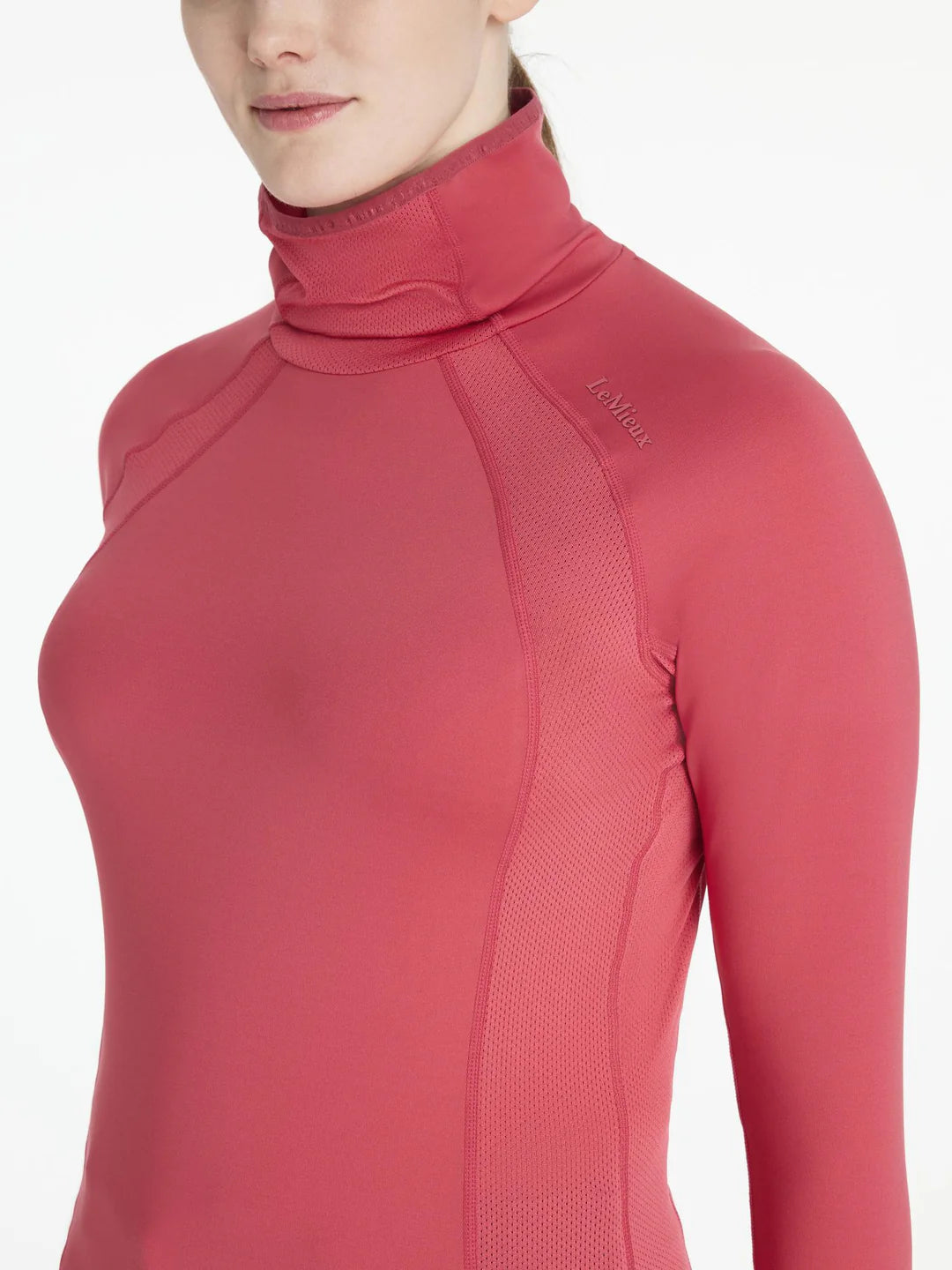 Lemieux Sara Snood Base Layer in Cranberry & Navy