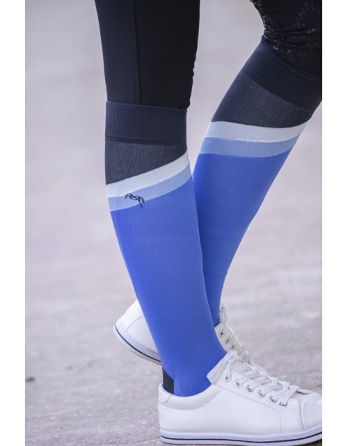 Penelope Fun Socks, 2 pair, blue