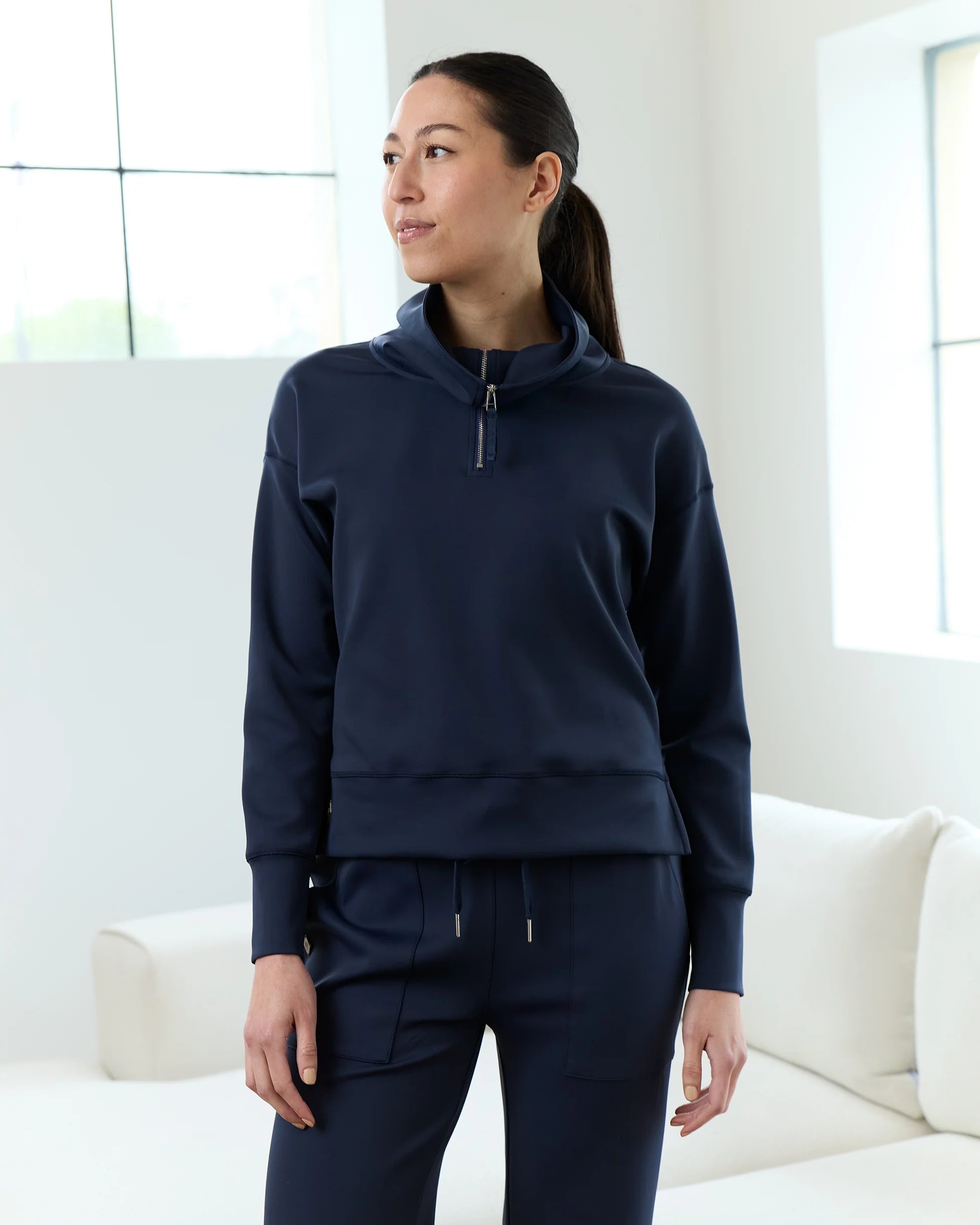 70 Degrees Khaki Scuba Top