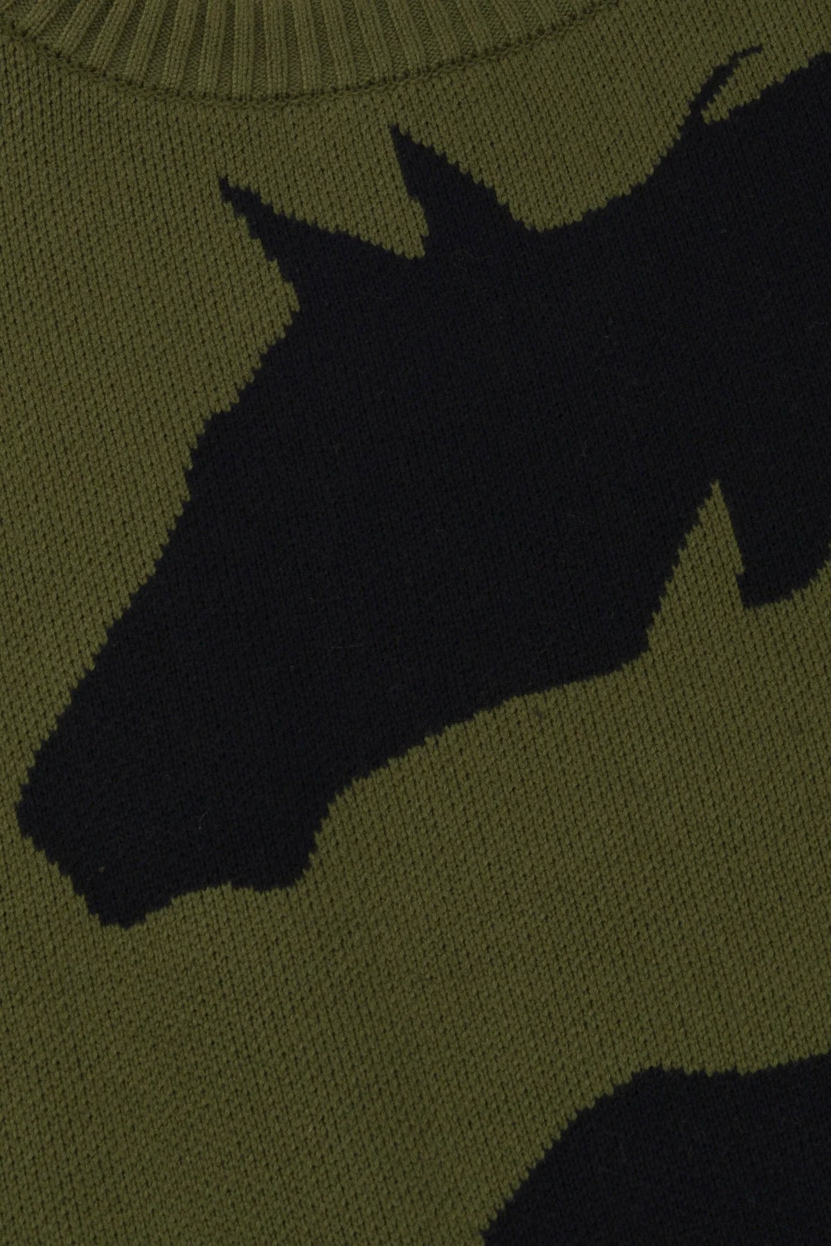 Hannah Childs Harmony Sweater in Navy and Green