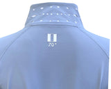70 Degrees - Fontainebleau Sun Shirt. Wedgewood Blue & White