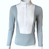 70° Long Sleeve Bib Show Shirt Blue Quartz