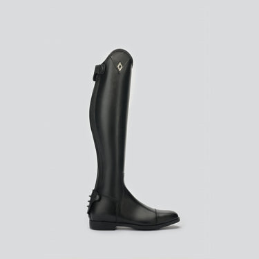 Fabbri Dress Prime Laceless Leather Riding Boots Black