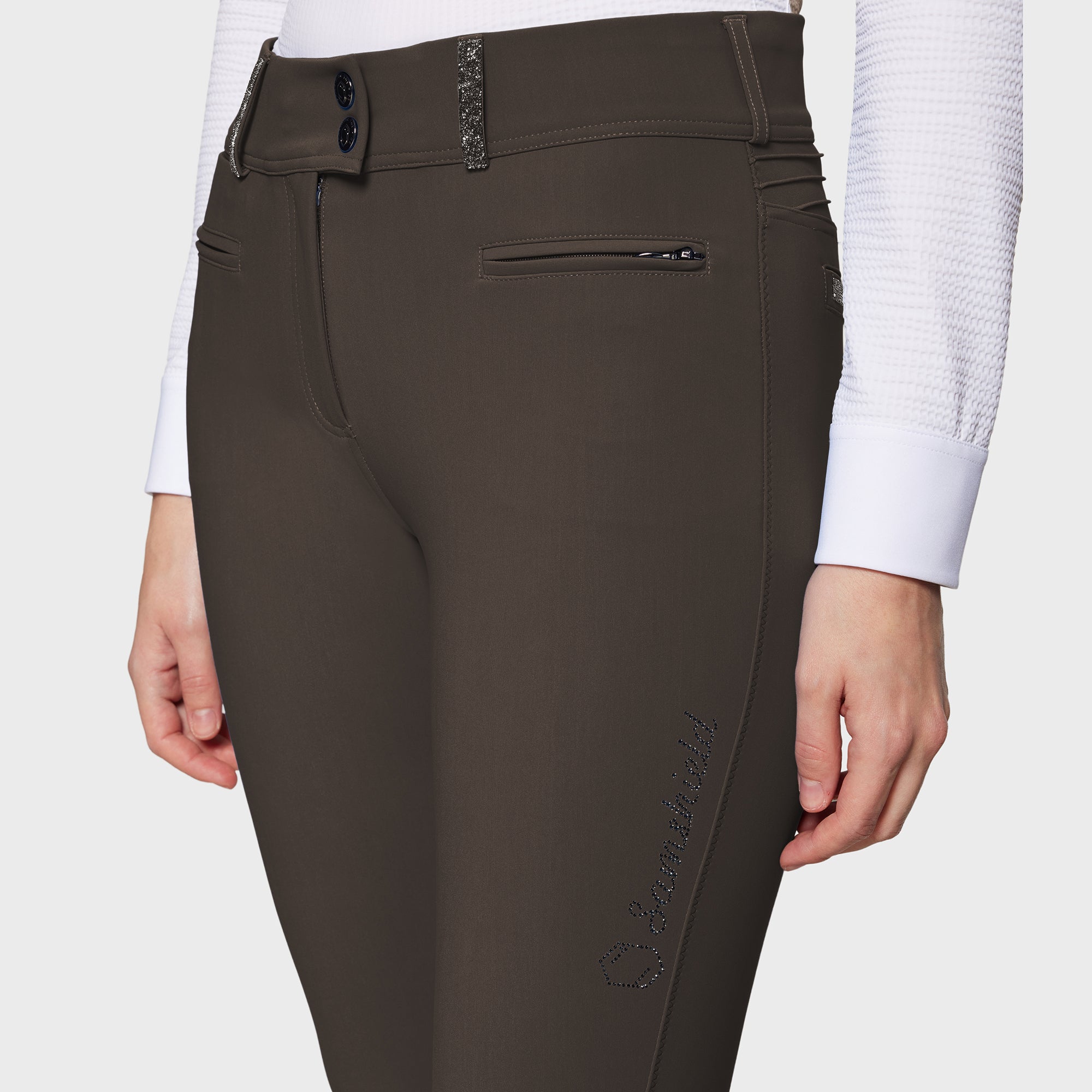 Samshield Women’s Chloe Crystal Breeches - Mocha