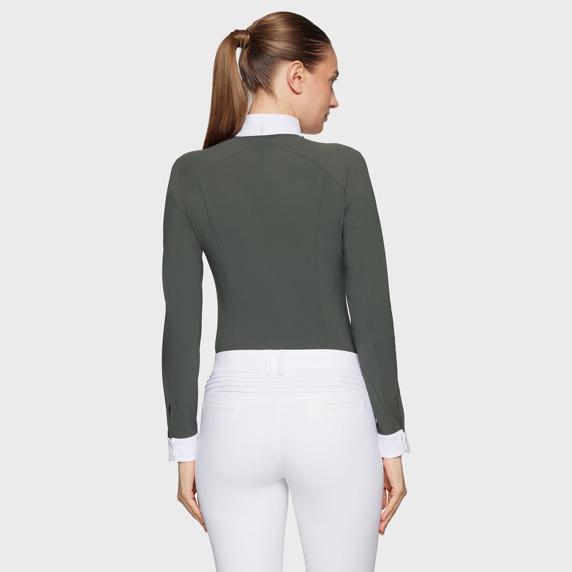 Samshield Lucia Long Sleeve Show Shirt - Dark Forest