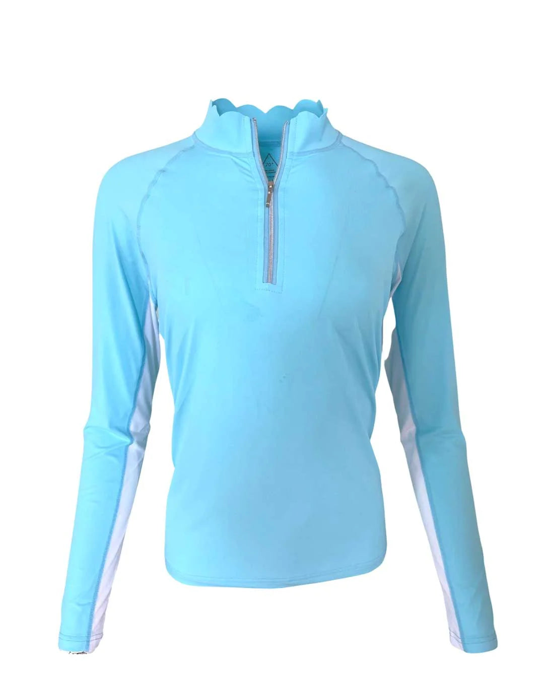 Degree 70  Ladies Scalloped Sun Shirt. Available in 3 colors