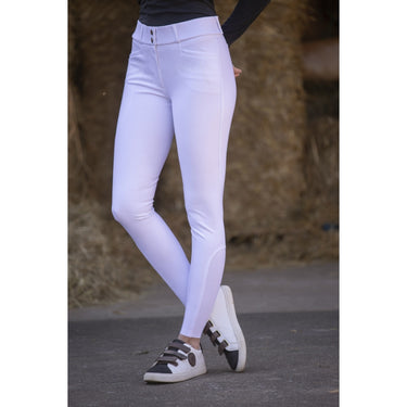 Penelope Women’s Majestic Breeches with pin hole aeration - White