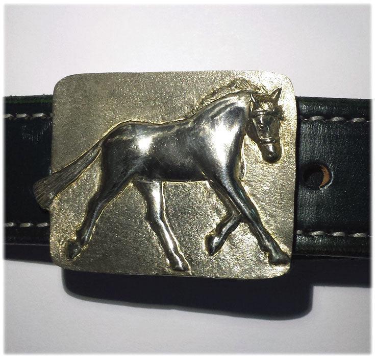 Custom Forged Belt Buckle  -Welsh Pony