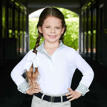 Girls Show Shirt - RJ Classics Junior Riding Shirt With Thermo-Regulation Fabric