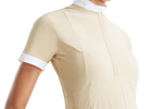 🎇 NEW ITEM - Ladies Show Shirt  Horse Pilot Aerolight Short Sleeved Show Shirt - Sand