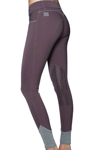 GhoDho Elara Breech - Eggplant  With Silicone Knee Patch