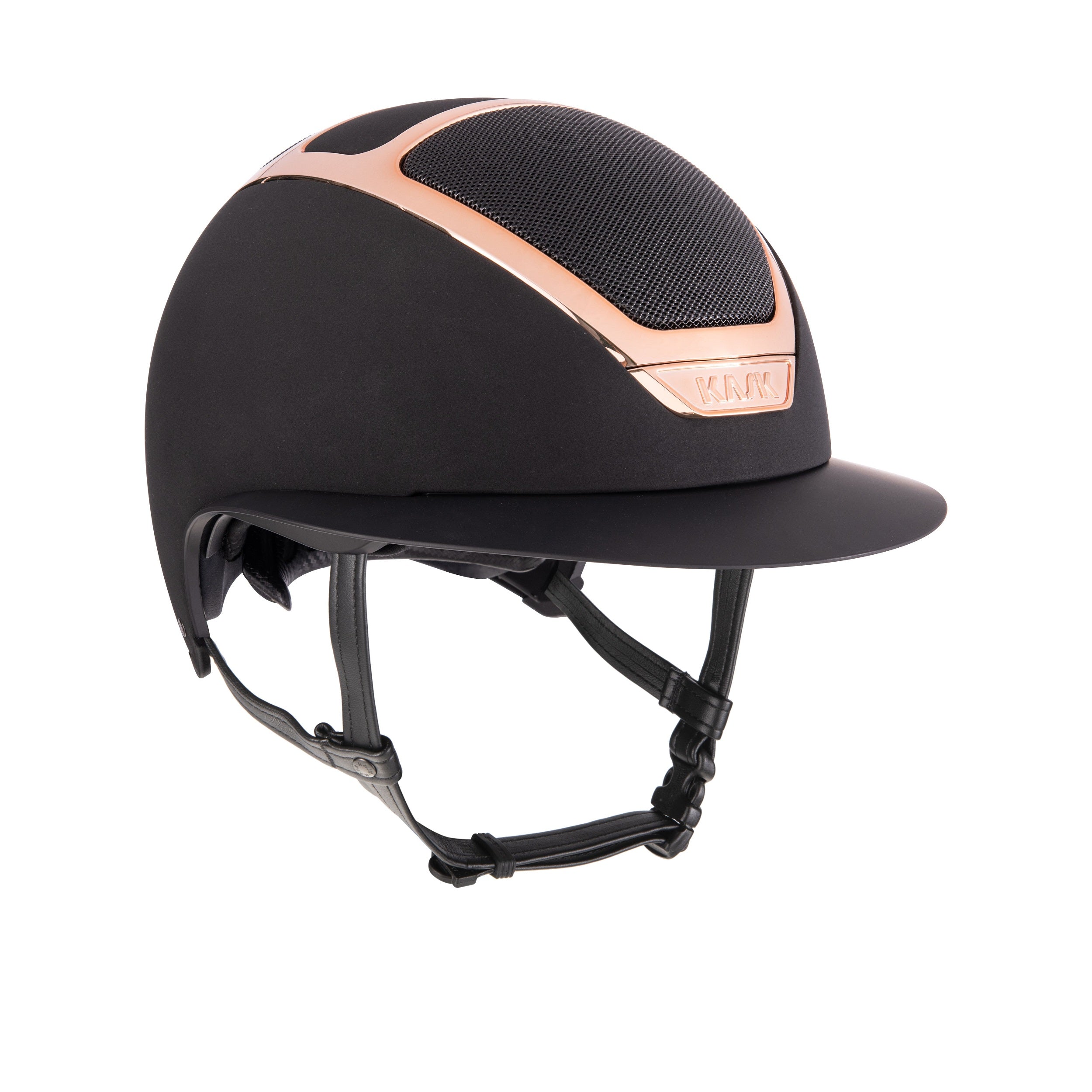 Black and Rose Gold Kask Star Lady Helmet