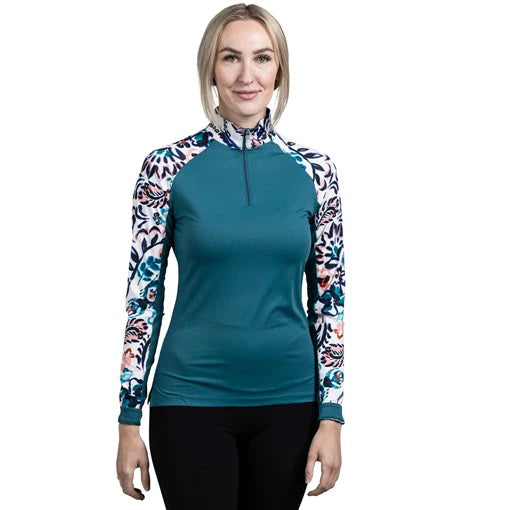 Kastel Teal Sunshirt- Kristie
