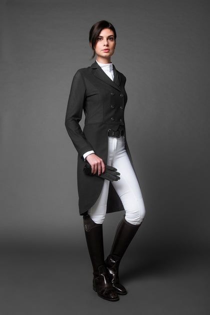 AA Motion Lite Mesh Shadbelly Show Coat - Black